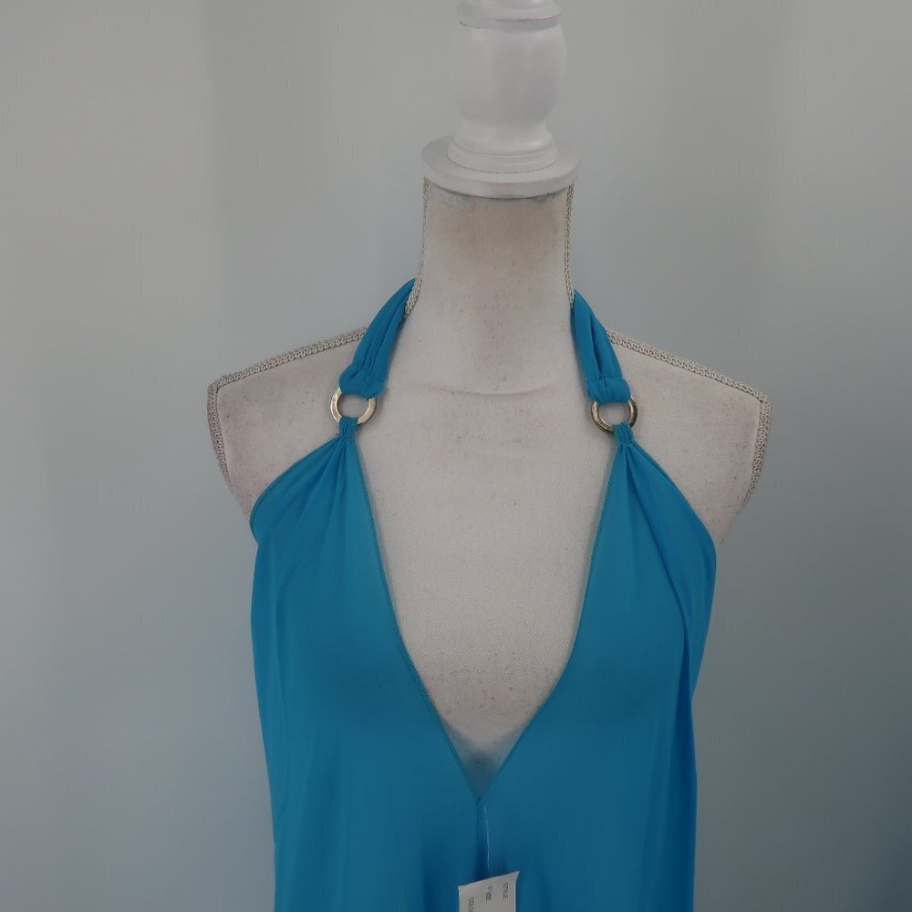 Zury Women's Blue Beach Coverup Size One Size Fits up to an XL NWT - Picture 4 of 11